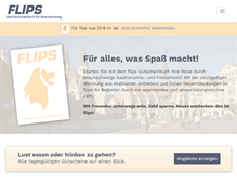 Tablet Screenshot of flips.de